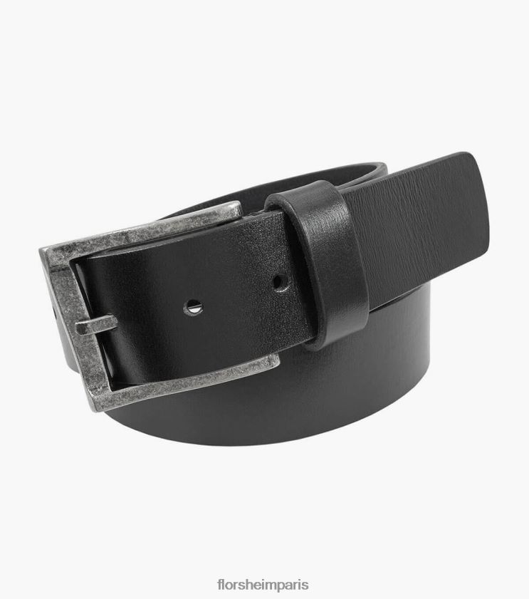 ceinture décontractée en cuir véritable albert xl Florsheim unisexe TBZJJL544 accessoires noir