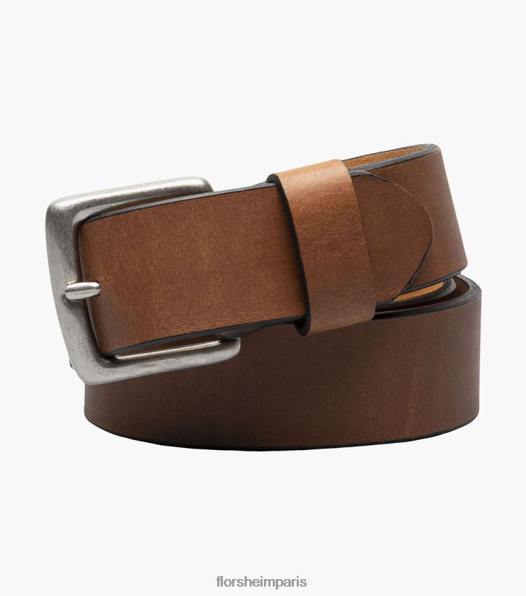 ceinture en cuir véritable berra Florsheim unisexe TBZJJL534 accessoires bronzer