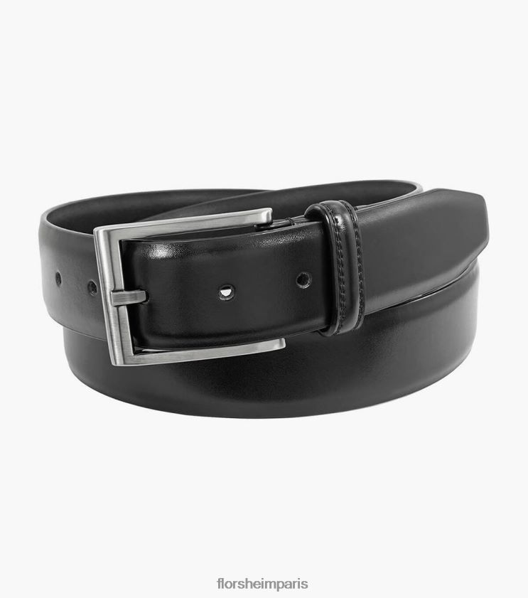 ceinture en cuir véritable carmin Florsheim unisexe TBZJJL520 accessoires noir