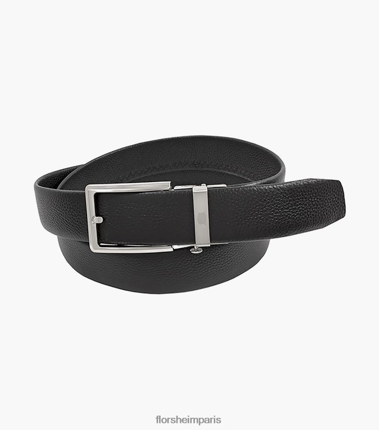 ceinture vizcarra à boucle track Florsheim unisexe TBZJJL561 accessoires noir