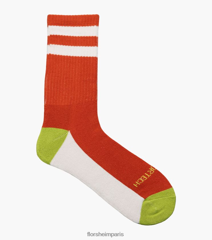 chaussettes de sport Florsheim unisexe TBZJJL586 accessoires orange