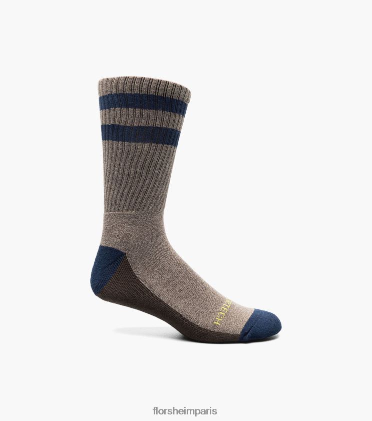 chaussettes de sport chinées Florsheim unisexe TBZJJL584 accessoires brun