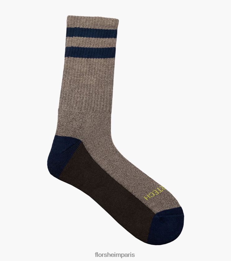 chaussettes de sport chinées Florsheim unisexe TBZJJL584 accessoires brun