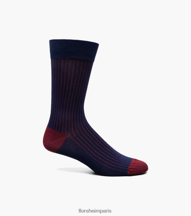 chaussettes habillées côtelées Florsheim unisexe TBZJJL577 accessoires marine