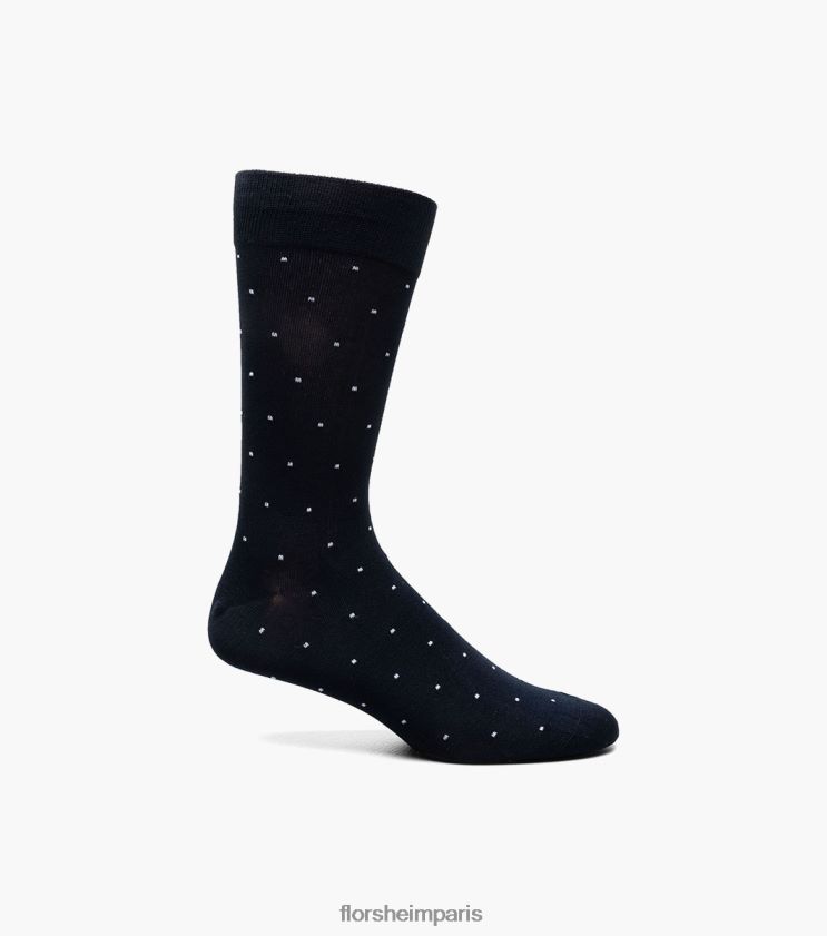 chaussettes habillées d'équipage d'étoiles Florsheim unisexe TBZJJL574 accessoires marine