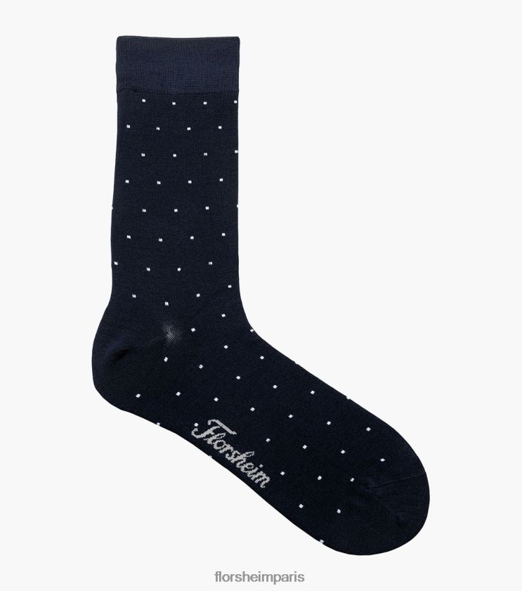 chaussettes habillées d'équipage d'étoiles Florsheim unisexe TBZJJL574 accessoires marine