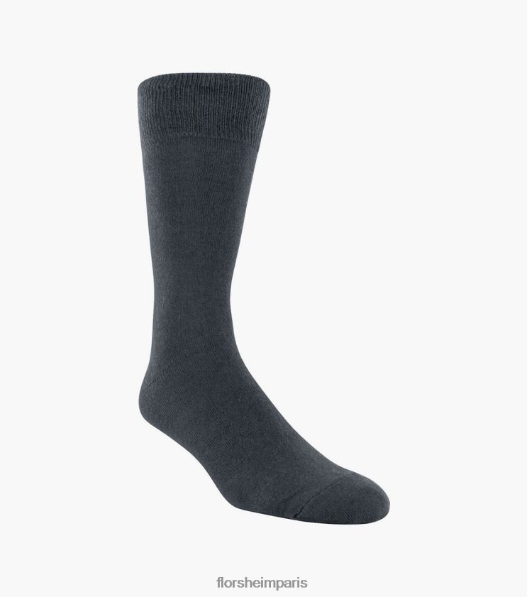 chaussettes habillées en maille plate Florsheim unisexe TBZJJL592 accessoires charbon