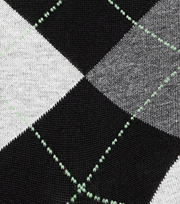 chaussettes habillées à motif losanges Florsheim unisexe TBZJJL580 accessoires noir
