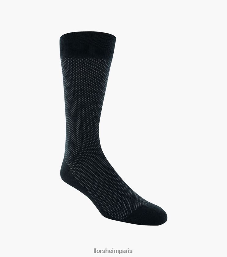chaussettes habillées pindot classiques grandes + hautes Florsheim unisexe TBZJJL606 accessoires noir