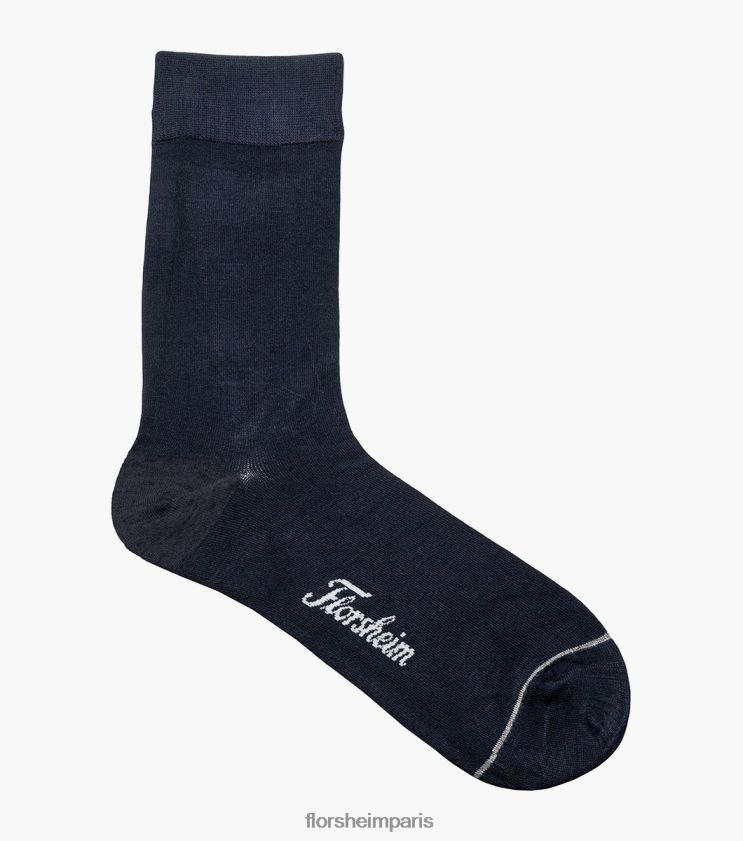 chaussettes habillées plates en bambou Florsheim unisexe TBZJJL568 accessoires marine