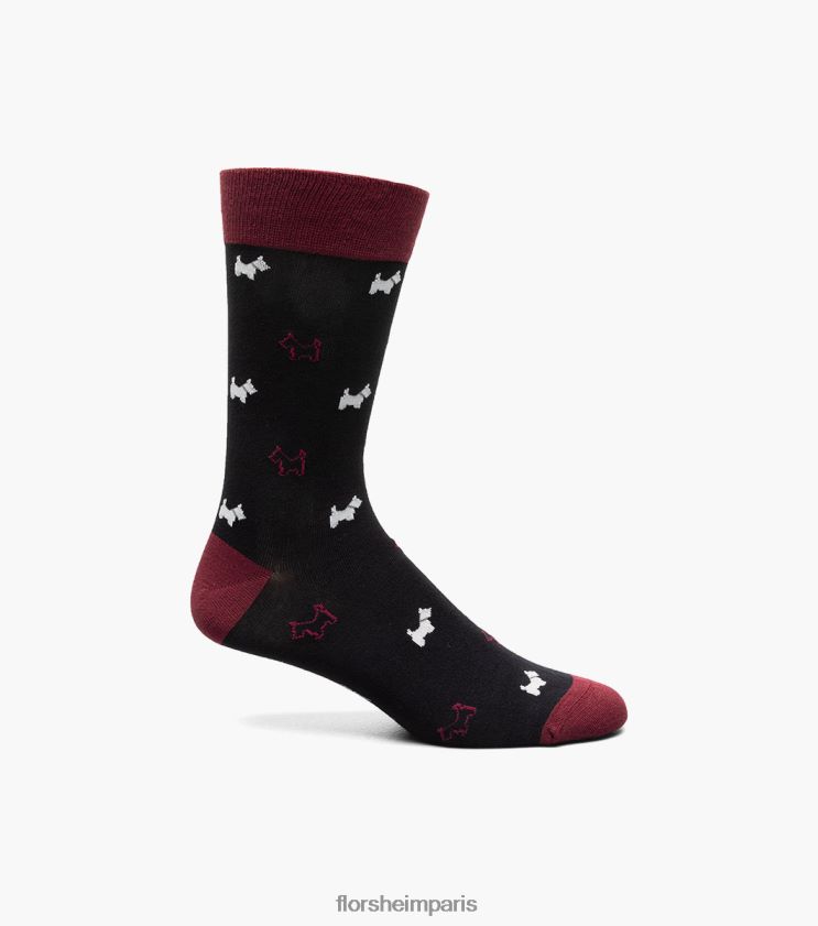 chaussettes habillées scotty crew Florsheim unisexe TBZJJL588 accessoires noir