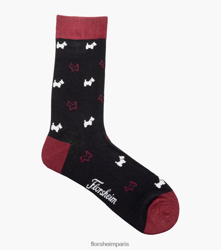 chaussettes habillées scotty crew Florsheim unisexe TBZJJL588 accessoires noir