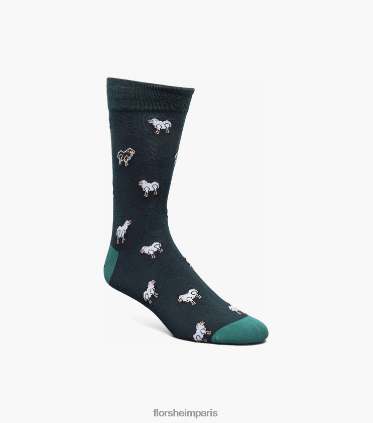 chaussettes habillées stanley crew Florsheim unisexe TBZJJL567 accessoires multi vert