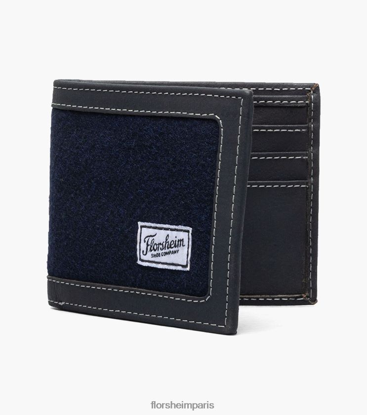 portefeuille à deux volets damon Florsheim unisexe TBZJJL662 accessoires marine