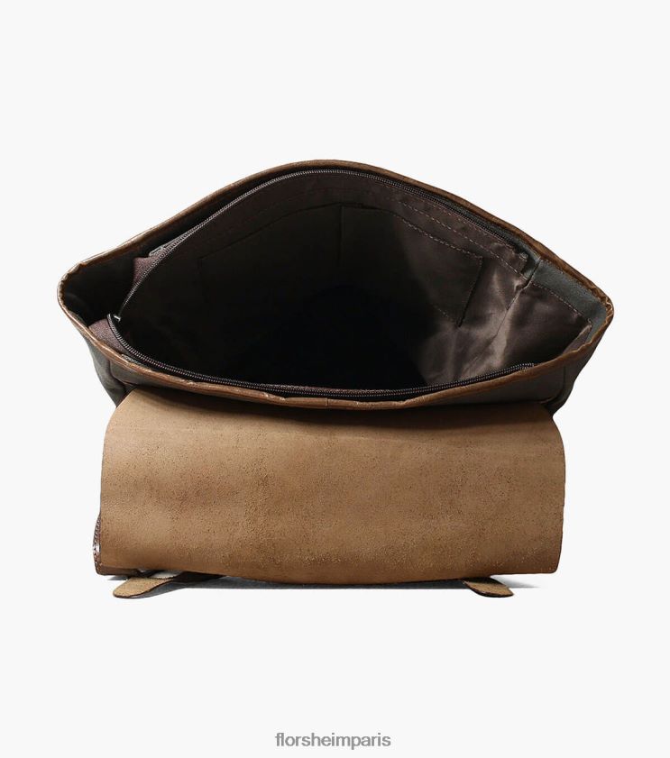 sac à dos en toile/cuir orazio Florsheim unisexe TBZJJL623 accessoires gris