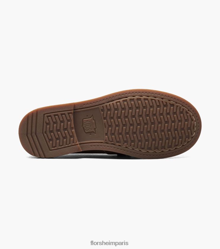 croquet jr. chaussure bateau moc toe Florsheim enfants TBZJJL424 chaussure bronzer