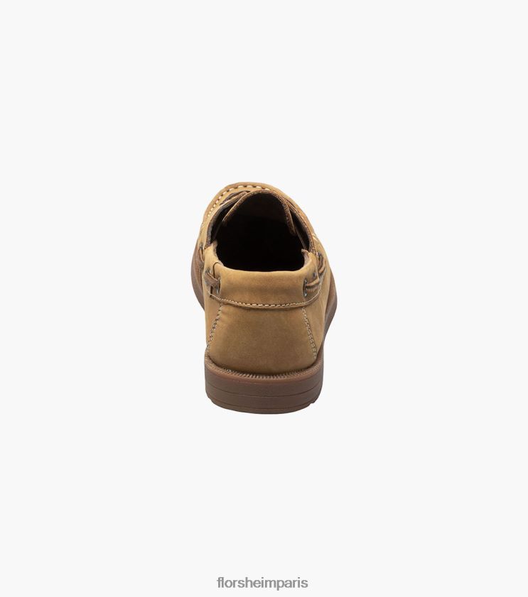 croquet jr. chaussure bateau moc toe Florsheim enfants TBZJJL424 chaussure bronzer