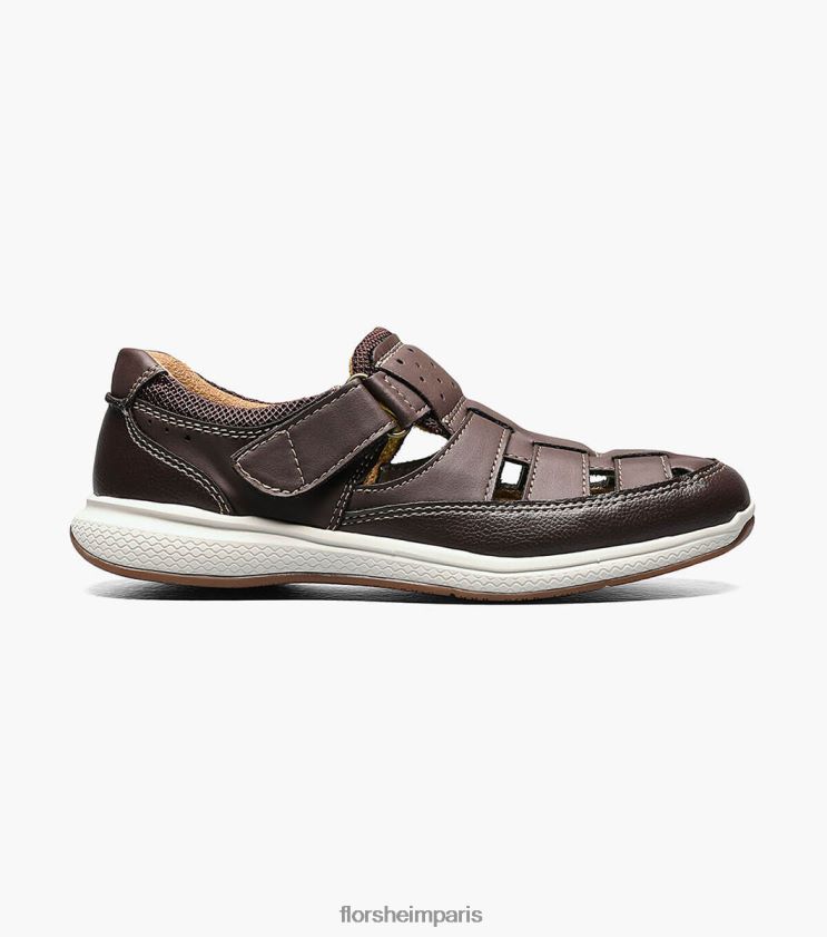grands lacs jr. sandale de pêcheur Florsheim enfants TBZJJL469 chaussure ch marron