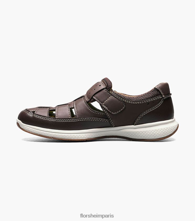 grands lacs jr. sandale de pêcheur Florsheim enfants TBZJJL469 chaussure ch marron