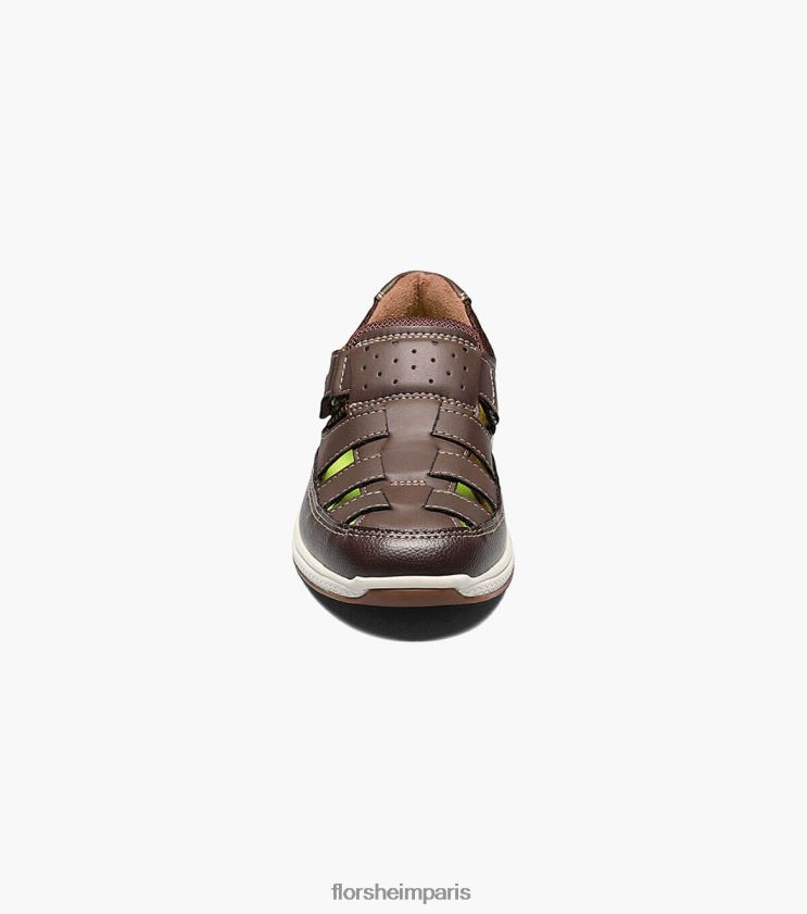 grands lacs jr. sandale de pêcheur Florsheim enfants TBZJJL469 chaussure ch marron