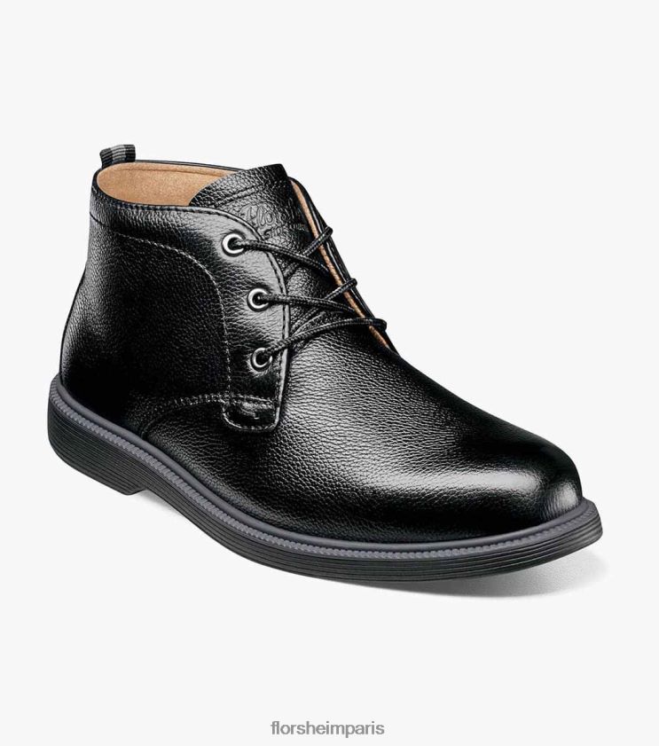 supacush jr. botte chukka à bout uni Florsheim enfants TBZJJL451 chaussure noir dégringolé