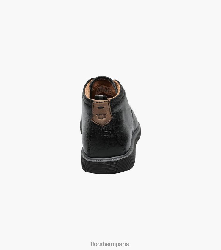 supacush jr. botte chukka à bout uni Florsheim enfants TBZJJL451 chaussure noir dégringolé