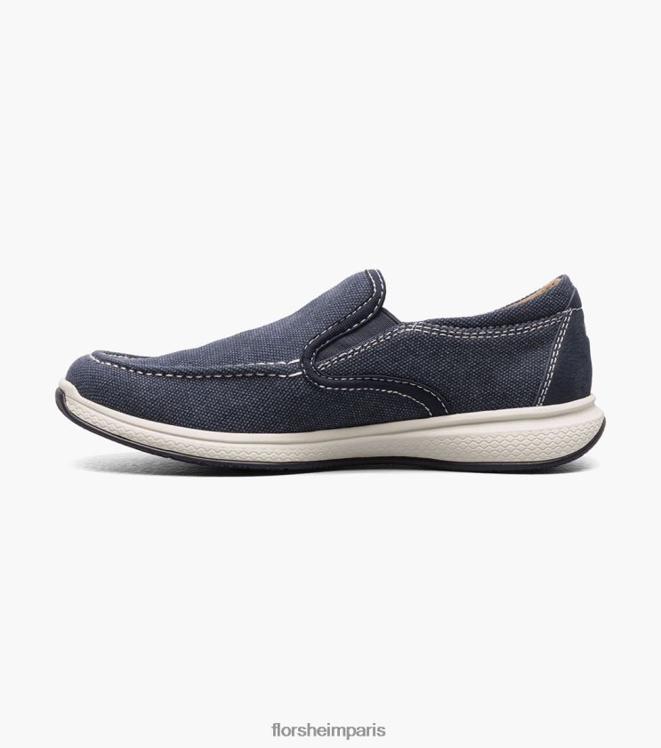 aventure jr. slip vénitien en toile Florsheim enfants TBZJJL481 chaussure marine