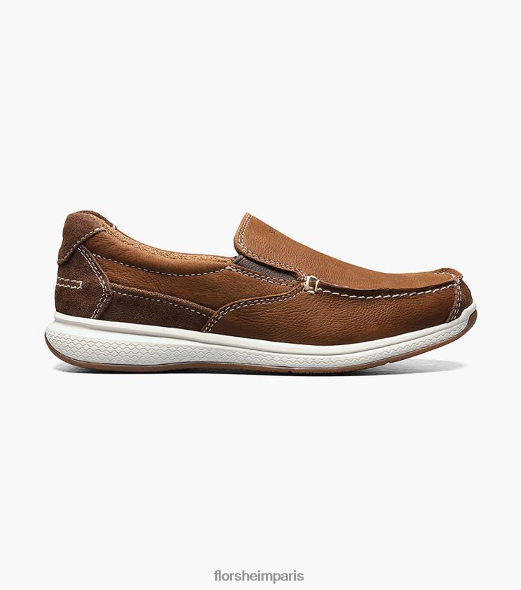 grands lacs jr. moc orteil à enfiler Florsheim enfants TBZJJL465 chaussure calcul