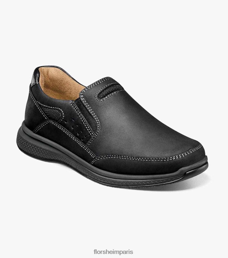 grands lacs jr. slip de sport Florsheim enfants TBZJJL447 chaussure ch noir