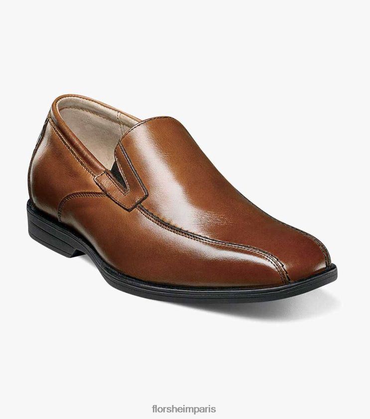 révéler jr. orteil de vélo enfiler Florsheim enfants TBZJJL487 chaussure Cognac