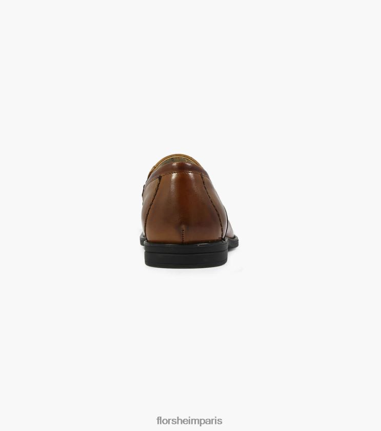 révéler jr. orteil de vélo enfiler Florsheim enfants TBZJJL487 chaussure Cognac