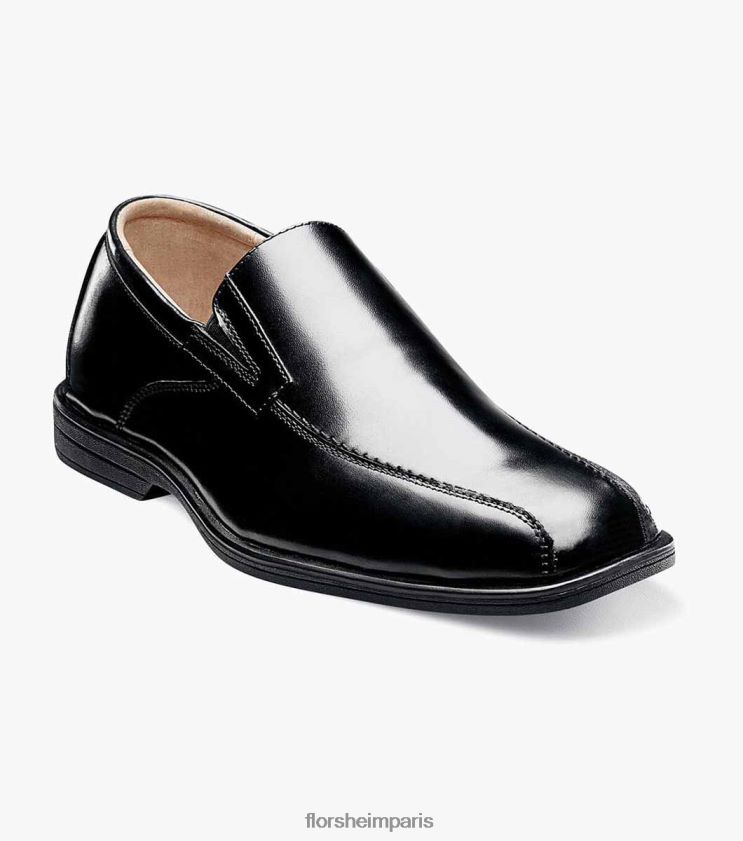 révéler jr. orteil de vélo enfiler Florsheim enfants TBZJJL488 chaussure noir