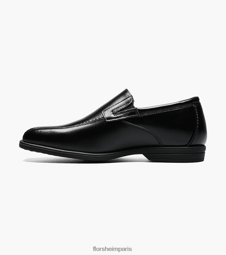 révéler jr. orteil de vélo enfiler Florsheim enfants TBZJJL488 chaussure noir