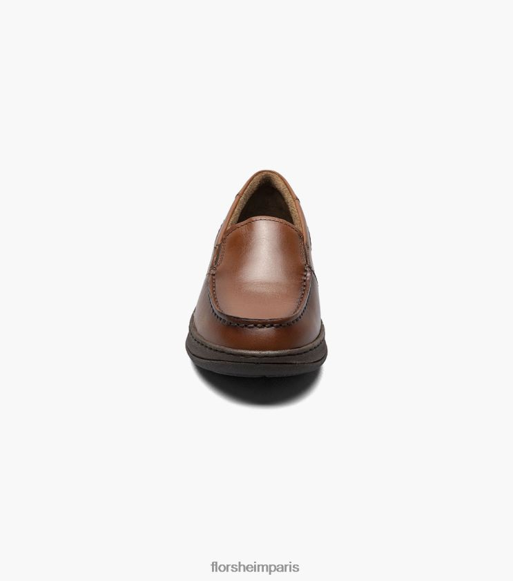 central jr. mocassins vénitiens à bout mocassin Florsheim enfants TBZJJL478 chaussure Cognac
