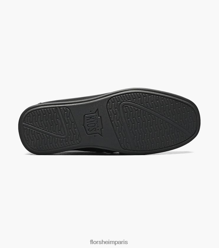 jaspe jr. conducteur de moc toe penny Florsheim enfants TBZJJL436 chaussure noir