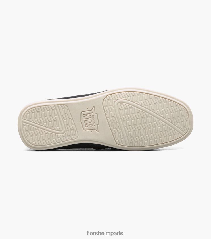 jaspe jr. mocassins à bride orteil Florsheim enfants TBZJJL426 chaussure daim bleu marine