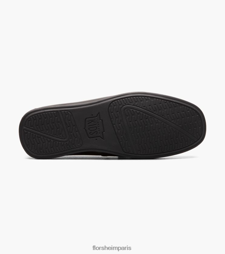 jaspe jr. mocassins à bride orteil Florsheim enfants TBZJJL428 chaussure noir
