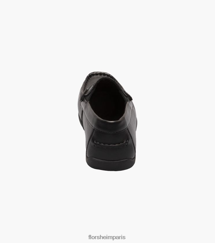 jaspe jr. mocassins à bride orteil Florsheim enfants TBZJJL428 chaussure noir