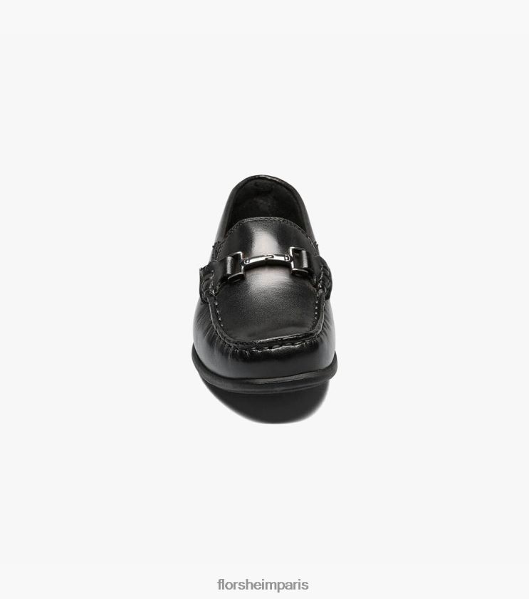 jaspe jr. mocassins à mors d'orteil Florsheim enfants TBZJJL499 chaussure noir