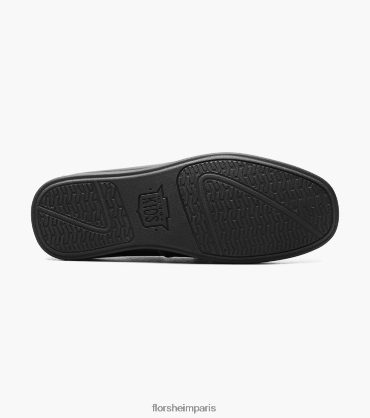 jaspe jr. mocassins à pampilles à bout tombant Florsheim enfants TBZJJL475 chaussure noir