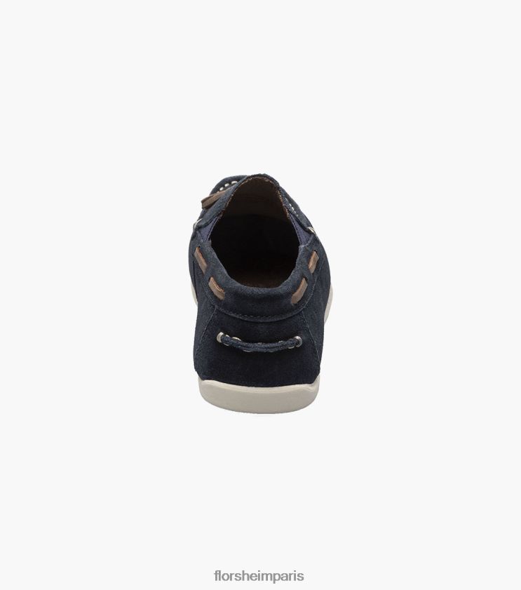 jaspe jr. mocassins à pampilles à bout tombant Florsheim enfants TBZJJL476 chaussure daim bleu marine