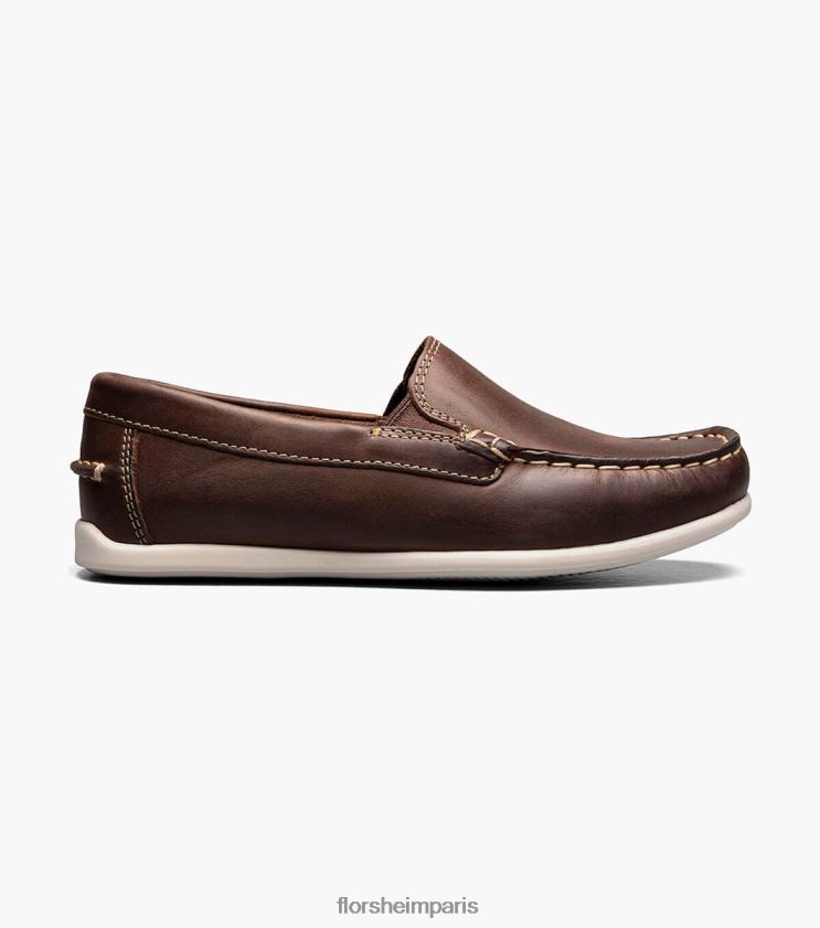 jaspe jr. mocassins vénitiens à bout mocassin Florsheim enfants TBZJJL430 chaussure ch marron