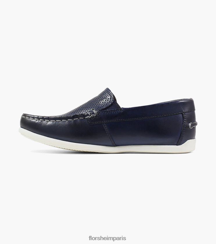 jaspe perf jr. mocassins vénitiens à bout mocassin Florsheim enfants TBZJJL468 chaussure marine