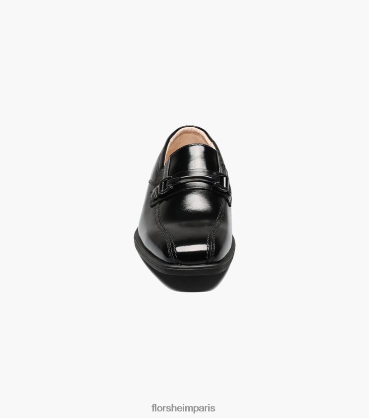 révéler jr. mocassins à bout de vélo Florsheim enfants TBZJJL486 chaussure noir