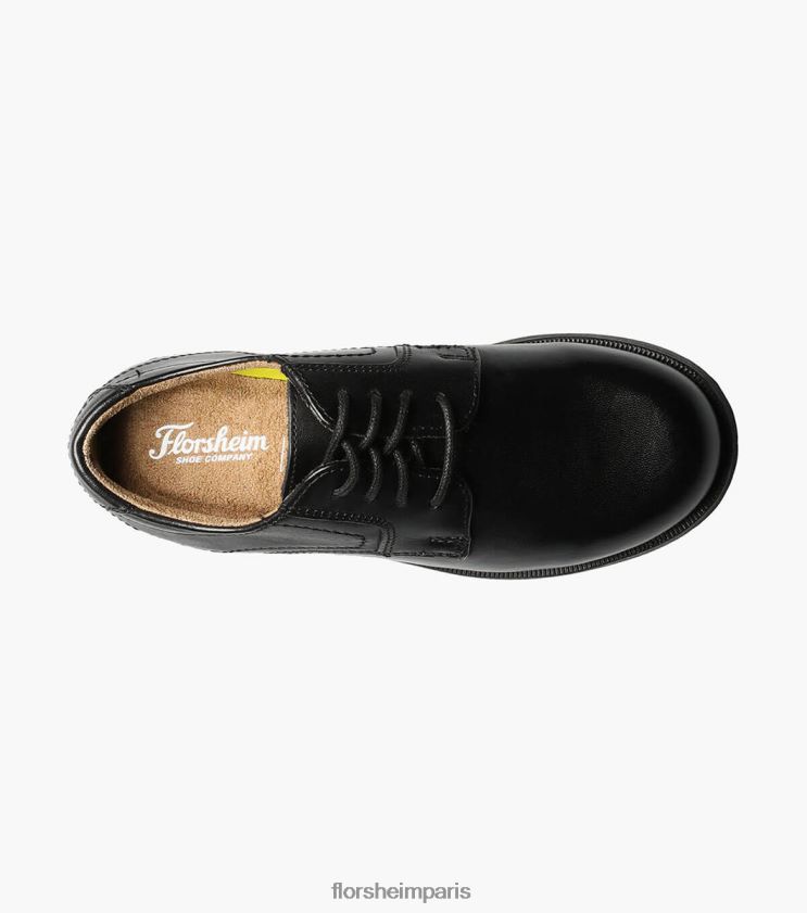 Midtown jr. oxford à bout uni Florsheim enfants TBZJJL505 chaussure noir
