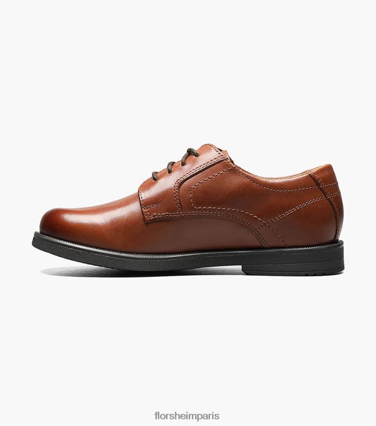Midtown jr. oxford à bout uni Florsheim enfants TBZJJL506 chaussure Cognac