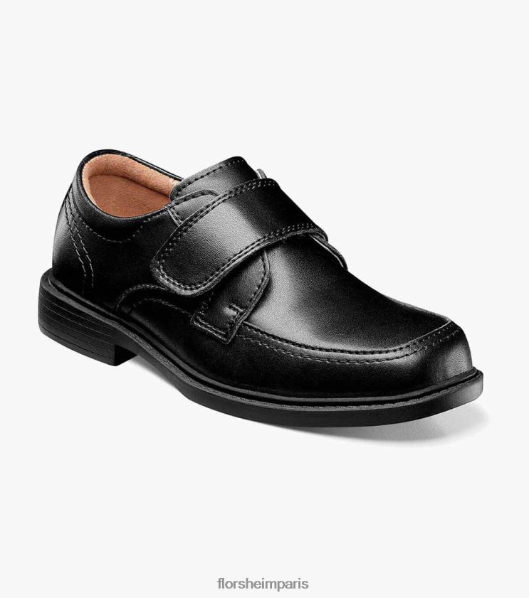 berwyn jr. sangle d'orteil ii moc Florsheim enfants TBZJJL492 chaussure noir