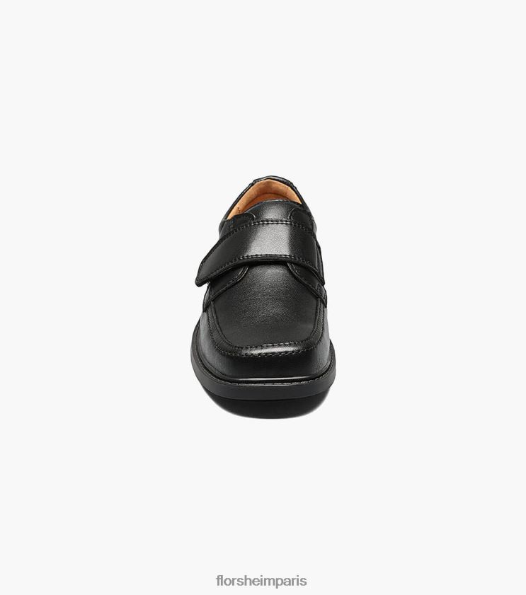 berwyn jr. sangle d'orteil ii moc Florsheim enfants TBZJJL492 chaussure noir