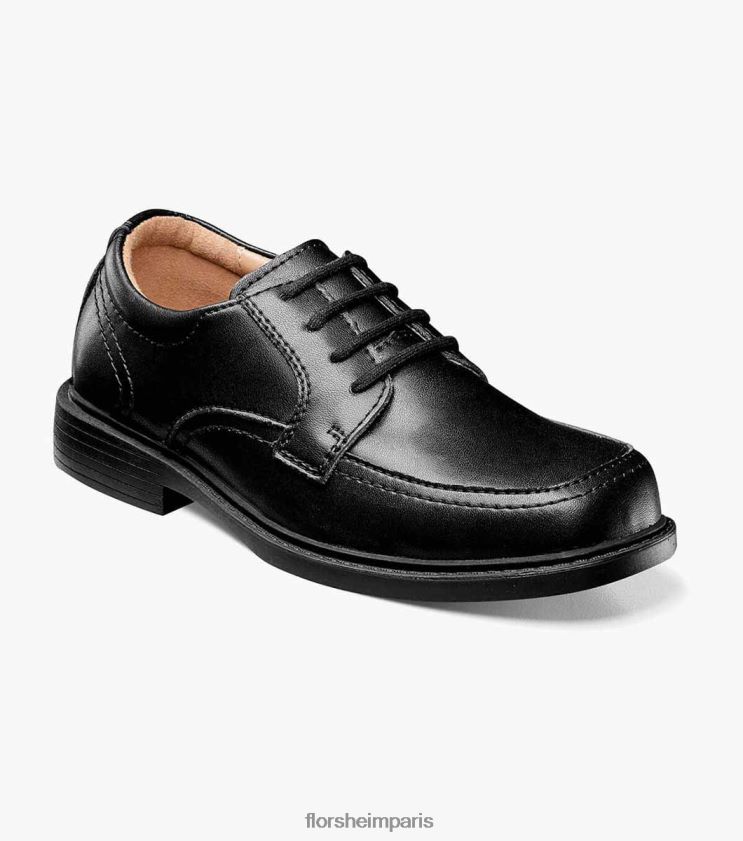 facturation jr. ii moc toe oxford Florsheim enfants TBZJJL493 chaussure noir