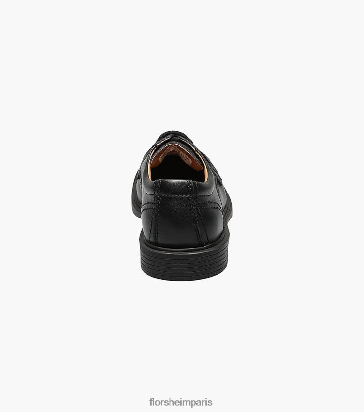 facturation jr. ii moc toe oxford Florsheim enfants TBZJJL493 chaussure noir